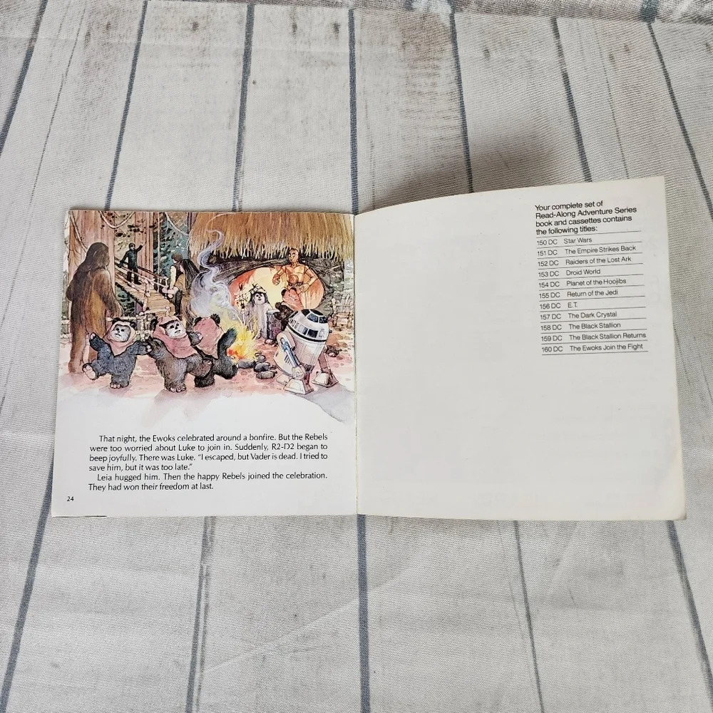 1983 Star Wars  Return of the Jedi The Ewoks Join The Fight Softcover Book - Picture 10 of 13